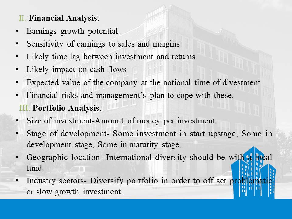 Financial Analysis of Venture capital