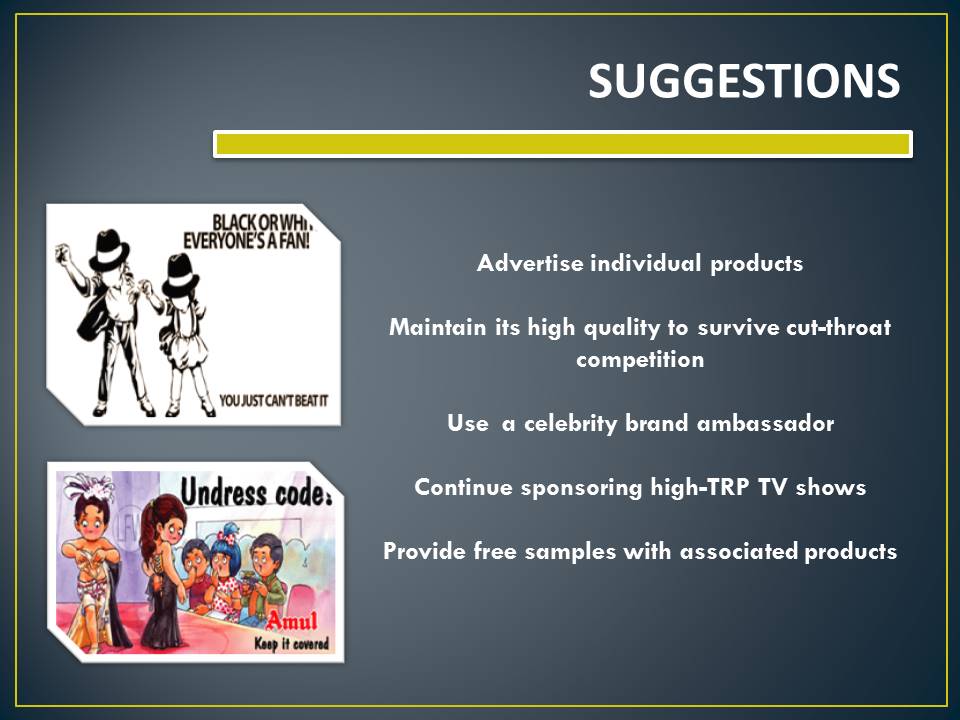 Amul company Suggestions