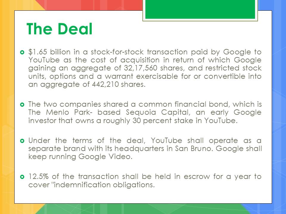 google and youtube deal