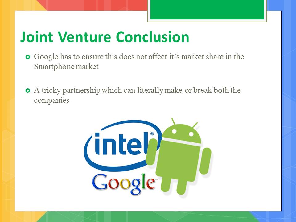 google joint venture
