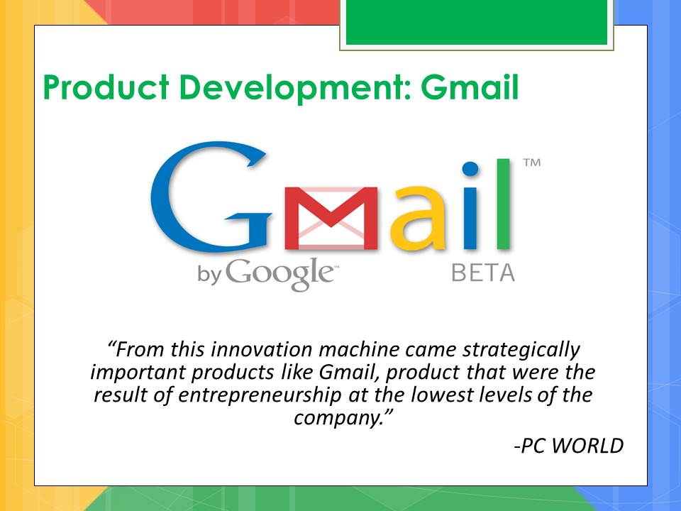 Google product development