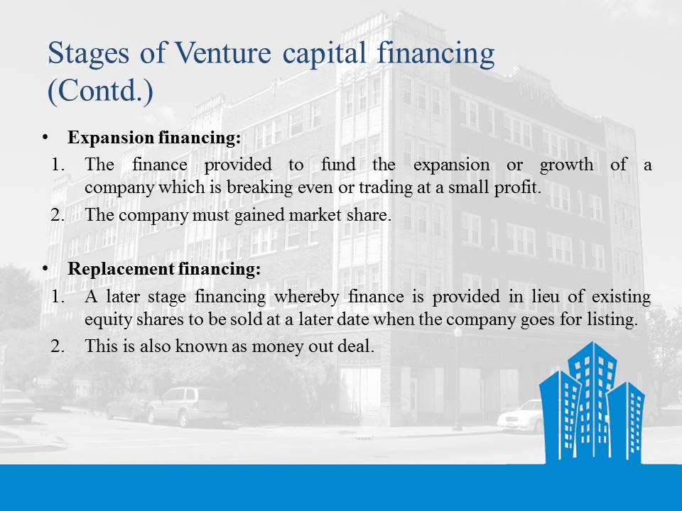 Stages of Venture Capital Financing