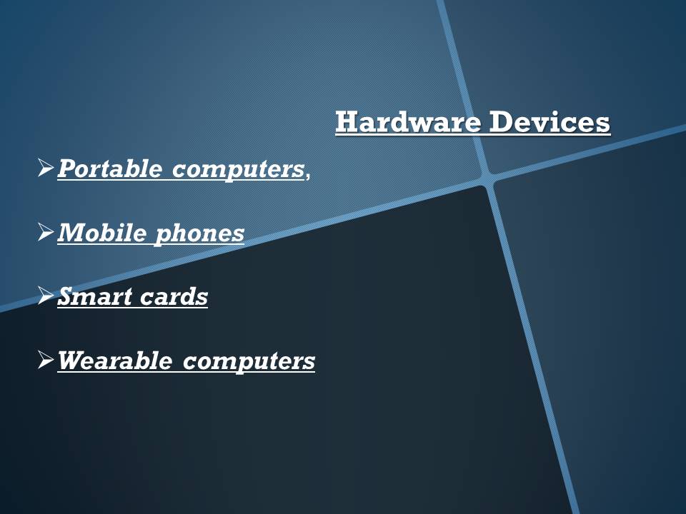 Mobile Computing Hardware