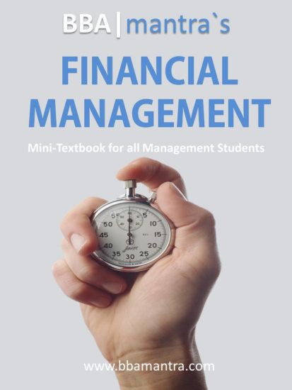 Financial Management Notes/Ebook For BBA - BBA|mantra