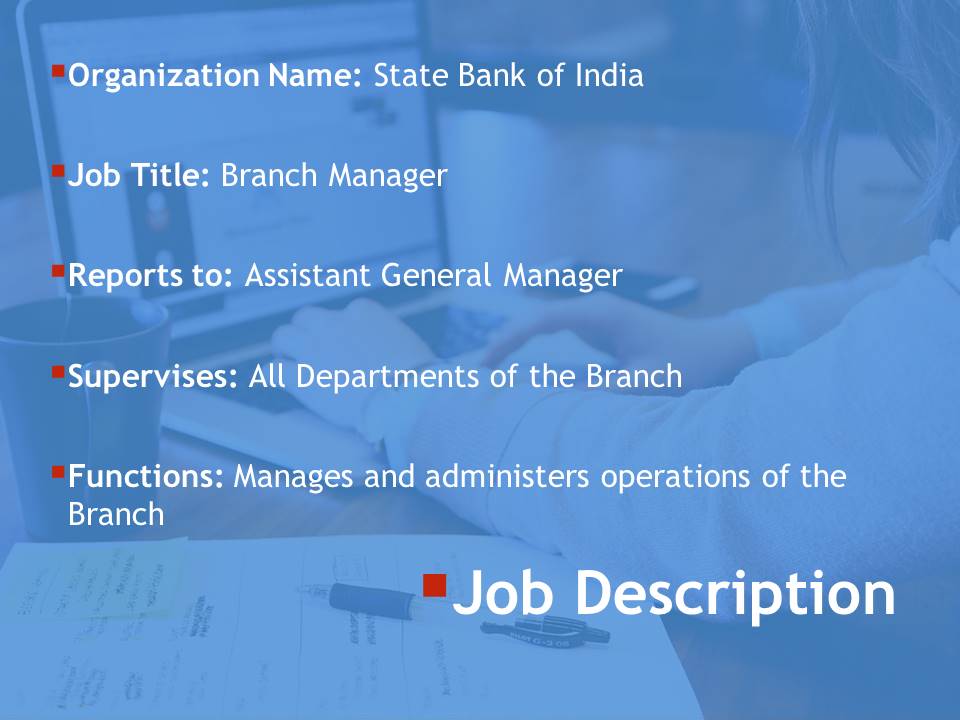 Job Analysis of a Branch Manager at SBI - BBA|mantra