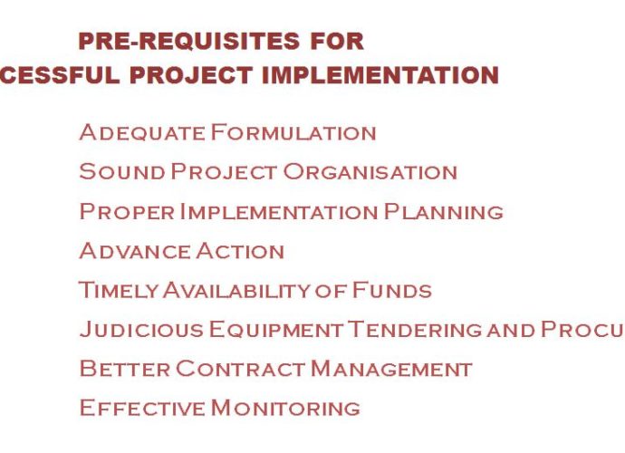 Prerequisites for Successful Project Implementation
