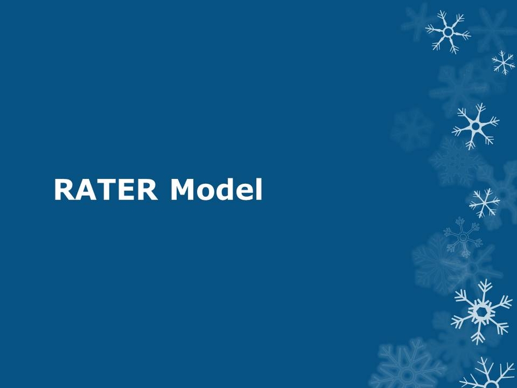 RATER Model