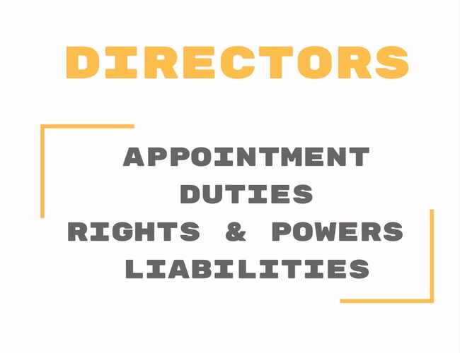 Топик: Directors’ rights, duties, and liabilities