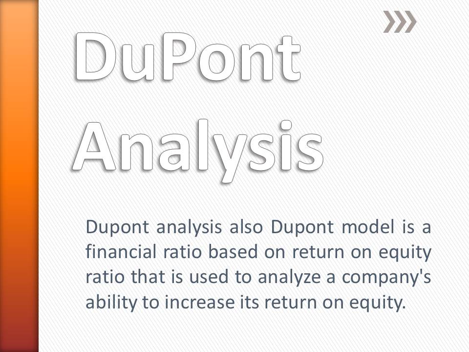 Dupont Chart Definition