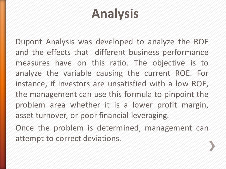 Dupont Analysis