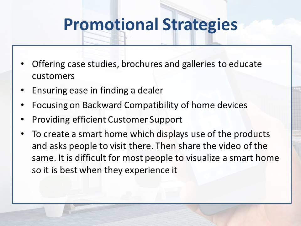 Home Automation Promotional Strategies