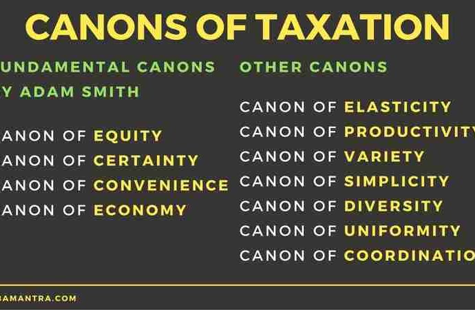 Canons of Taxation