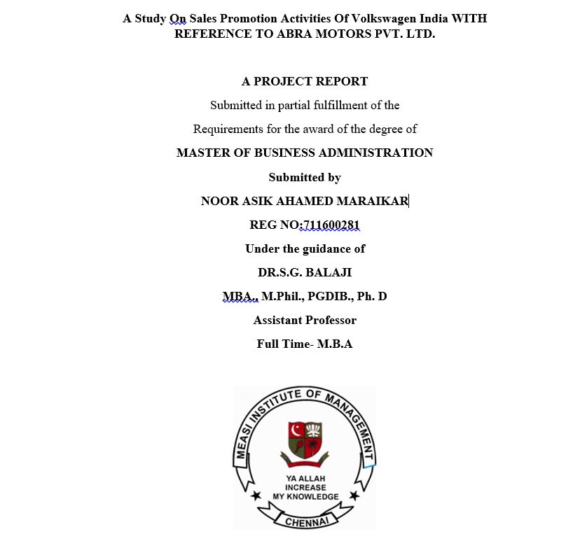 Projects And Presentations For BBA Students BBA mantra