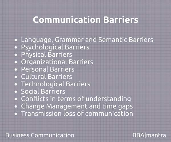 psychological barriers to effective communication