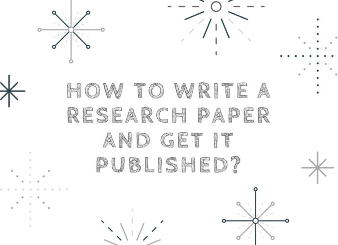 How to write a research Paper