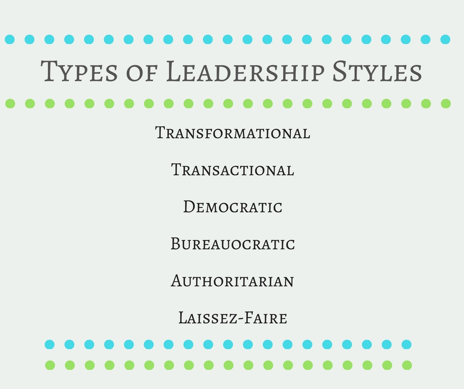 different types of leadership styles