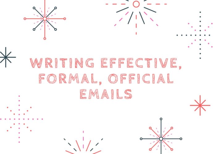 Writing effective official emails