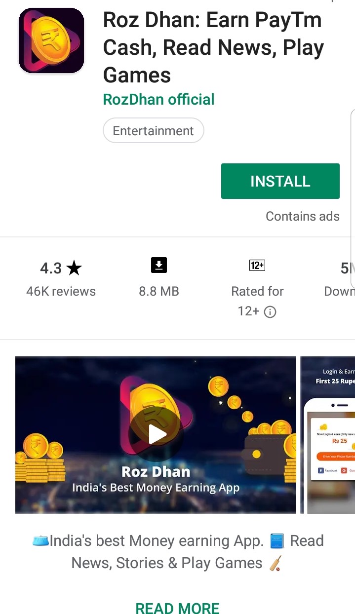 Make Money While Being Entertained Roz Dhan App Bba Mantra - 