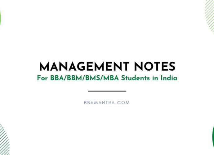 BBA Management Notes